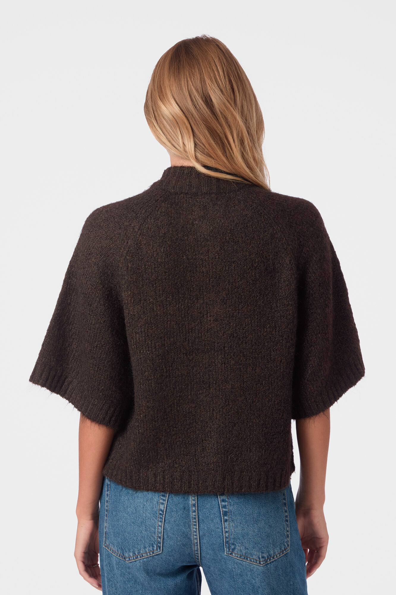 Benuta Fluffy cardigan - mørkebrun